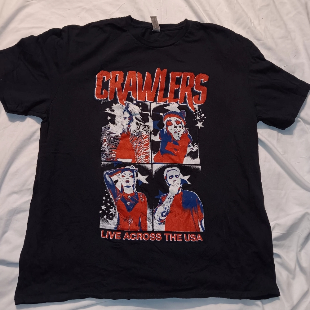 Crawlers band tee Y2k